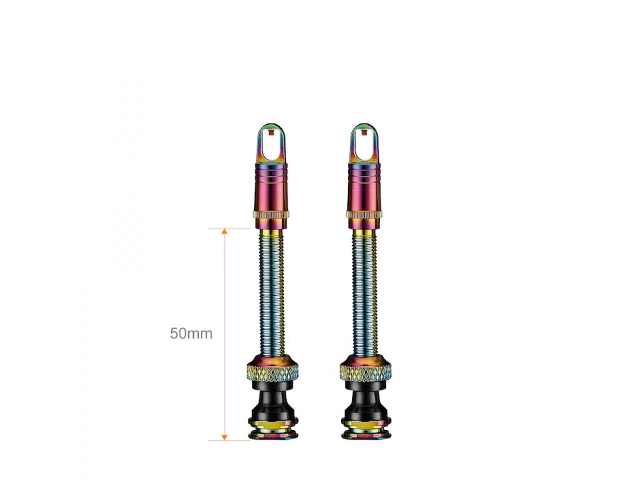 Válvula Tubeless Premium 50mm (pack 2 uds)